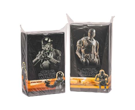 A Star Wars Hot Toys Death Trooper 1:6 Scale Figure Set, TMS013, unopened in sealed bag with original outer carton, together 