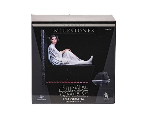 A Star Wars Gentle Giant Ltd Milestones Leia Organa 1:6 Scale Statue, appears unopened, in original box, outer bag and outer 