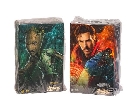 A Marvel Infinity War Hot Toys Doctor Strange 1:6 scale collectible figure, MMS484, unopened and sealed in plastic wrapping w