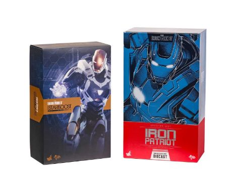 A Marvel Iron Man 3 Hot Toys Mark XXXIX Starboost 1:6 scale collectible figure, MMS214, in original box with outer carton, to