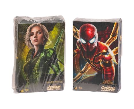 A Marvel Avengers Infinity War Hot Toys Black Widow 1:6 scale collectible figure, MMS460, unopened and sealed in plastic bag 