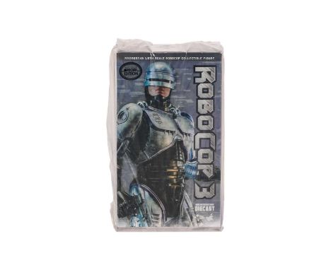 A Hot Toys Movie Masterpiece Series Diecast Robocop 3 1:6 scale collectible figure, MMS669D49, sealed in plastic wrapping wit