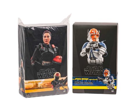 A Star Wars Hot Toys Captain Vaughn 1:6 Figure Set, TMS06, unopened in sealed bag and with original outer carton, together wi
