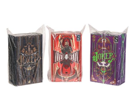 A Suicide Squad Hot Toys Dead Shot 1:6 scale figure, MMS381, unopened in sealed bag with original box and carton, together wi