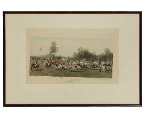 After George Earl 'Polo Match at Hurlingham, between the Horse Guards (Blues) &amp; The Monmouthshire Team, 7th July 1877' ha