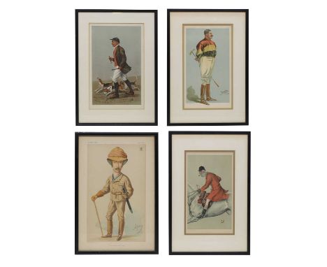 A collection of twenty-two Vanity Fair prints, late 19th century, all framed in various sizes, of Indian princes, explorers, 