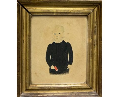 .....Green (British, early 19th Century), a portrait miniature of a boy, Jacob Lampard, signed and dated 1834 l.r., inscribed