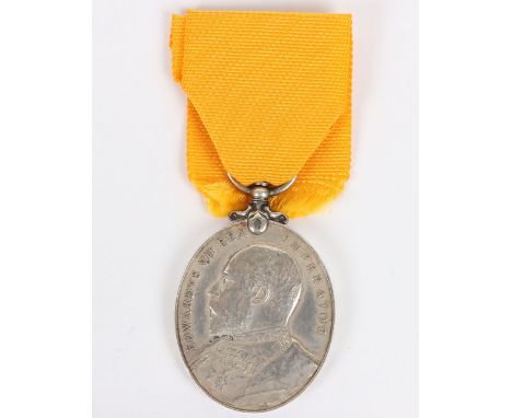 Imperial Yeomanry Long Service and Good Conduct Medal to the Ayrshire Imperial Yeomanry, EVII, “182 CPL D. WILSON AYRSHIRE I.