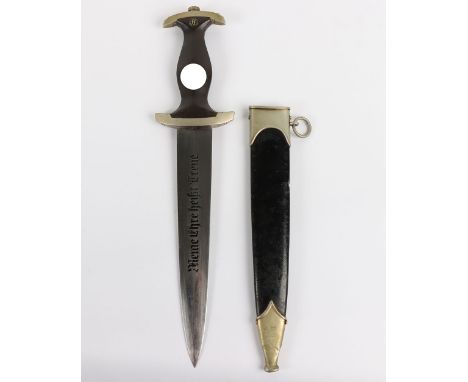 Third Reich SS (Schutzstaffel) Enlisted Mans Dress Dagger by Boker, Solingen, fine untouched example of a 33 pattern SS enlis