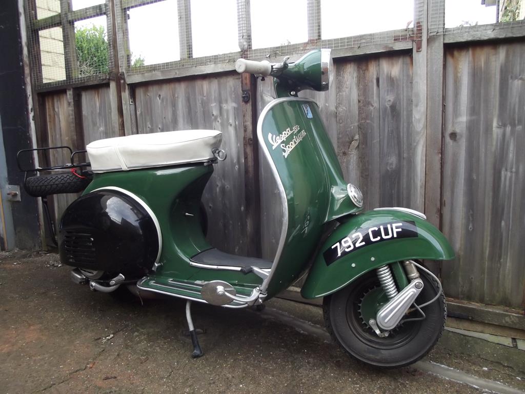 A 1963 Douglas Vespa 150 Sportique, Registration Number 792 CUF, Frame ...