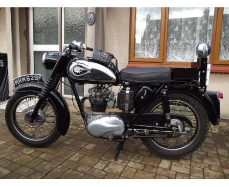 A 1967 BSA C15 GP Cumbria Constabulary Police Motorcycle, registration number MRM 629F, frame number C15GP2372, engine number