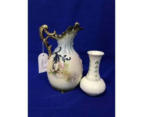 LOT OF DECORATIVE CERAMICS including Beleek, Dresden, Winton, Radford and Noritake examples