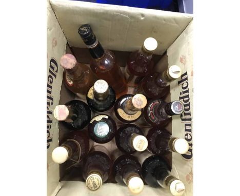 FIFTEEEN BOTTLES OF BLENDED SCOTCH WHISKYTo include Double Crest, Westminster, Caddies and Burn Stewart Gold Label. 15 bottle