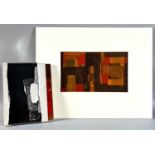 Gerber, Hans (1910-1978), Gemälde 63 402 Collage von 1963, mit signiertem Buch