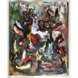 Böhme, Helmut (1936-2012), Ölgemälde Stillleben abstrakt