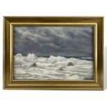 Zedtwitz, Eryk (1887-1965), Ölgemälde maritim wohl Ostsee Misdroy um 1955