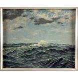 Zedtwitz, Eryk (1887-1965), Ölgemälde maritim wohl Ostsee Misdroy um 1962