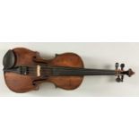 Geige 4/4 Violine, innen Etikett Carlo Bergonzi, Nachlass Violinist Rolph Schroeder (1900-1980)