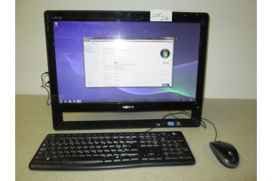 Sony Vaio 22 All In One Pc Model Pcg 11411m Running Windows 7