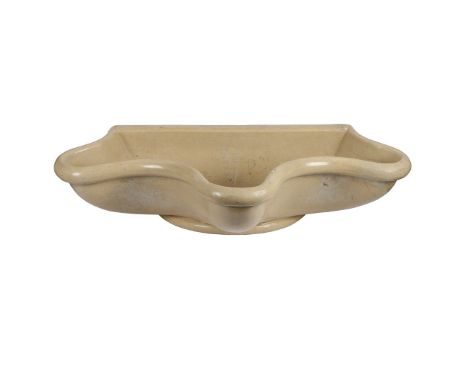 A RARE DOULTON LAMBETH POTTERY CHAMPAGNE SINK BY JAMES STIFF &amp; SONS, CIRCA 1860. the sculptural and rare mid-Victorian ch
