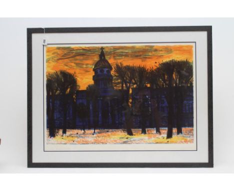 MARJORIE CLINTON (1931-2005), West Register House, Charlotte Square, Edinburgh, Proof for G.P.O. Poster, c.1961, lithograph, 