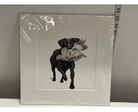 A limited edition print 'Fair Game' by artist Kimberly Dewhurt 5/150 with COA 