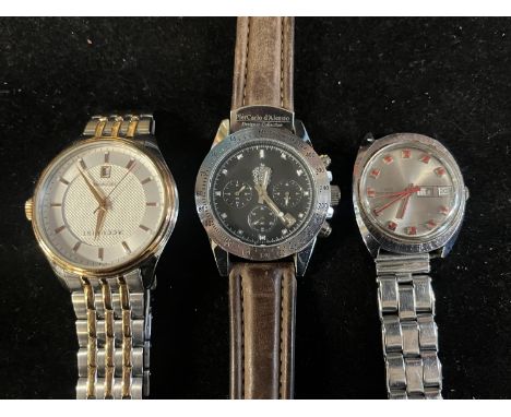 Selection of three watches including Accurist, Timex in working order 