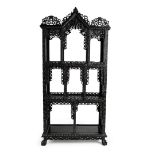 CHINESE HARDWOOD DISPLAY CABINET