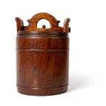 CHINESE HUANGHUALI TEA CADDY AND COVER