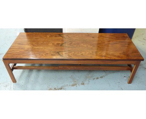 LOW TABLE, vintage 1960's Danish rosewood, 140cm W. 