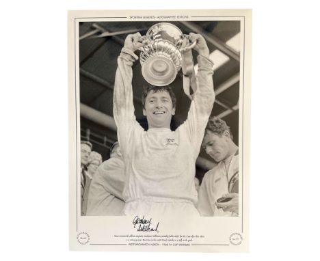 Graham Williams 16x12 signed black and white photo Autographed Editions, Limited Edition. Photo Shows Williams proudly holds 