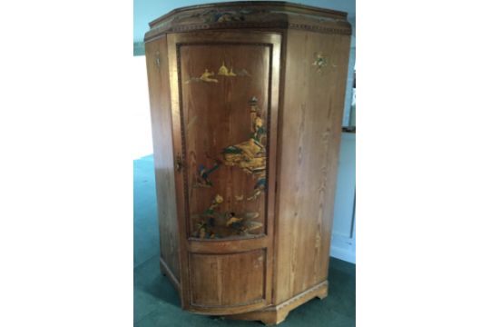 A 19th Century Gothic Inspired Pine And Chinoiserie Decorated