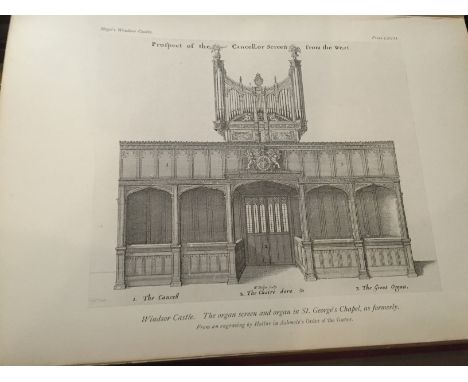 W.H. ST. JOHN HOPE, WINDSOR CASTLE, AN ARCHITECTURAL HISTORY, VOLUMES I & II  Sold together with four volumes from 'The Sprin