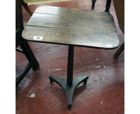 Small mahogany tripod table