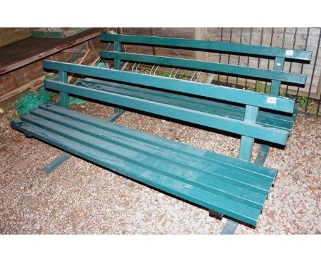 Metal garden bench (option to be given on 2nd )