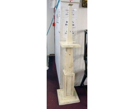 Shabby-chic standard lamp base