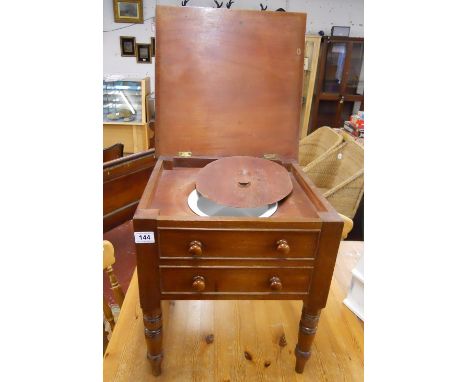 Victorian mahogany commode