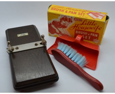 Beaver tie press & Merit toy dustpan & brush  10-20