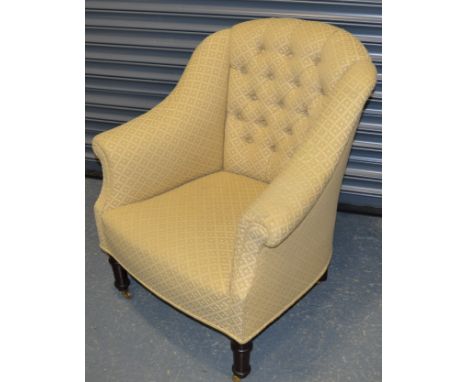 Button back tub armchair  30-50