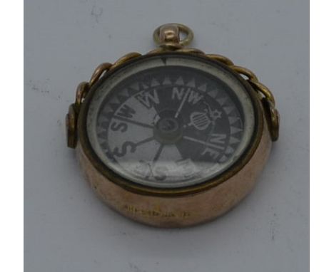 9ct Gold compass locket  40-60