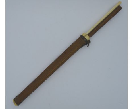 Ivory & wood chop stick & knife set  30-50
