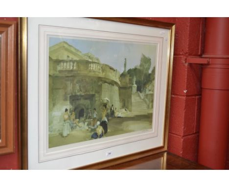 Russell Flint, by and after, The Laundry Carrier, signed in pencil to margin, offset lithograph