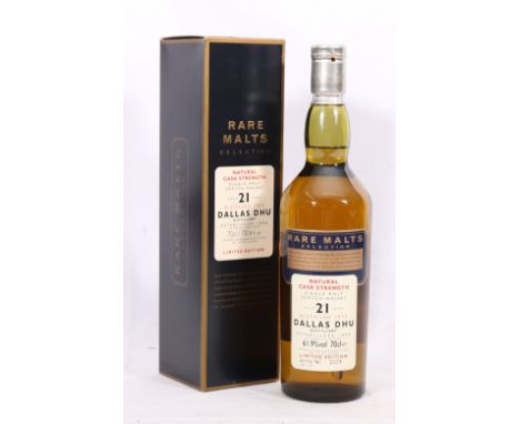 DALLAS DHU 1975, 21 year old single malt scotch whisky, bottled under the Rare Malts Selection at natural cask strength,  num