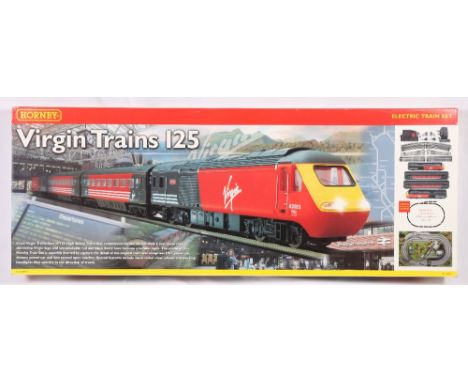 Hornby OO gauge model railways R1013 Virgin Trains 125 electric train set, boxed