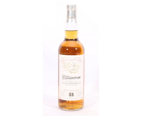 BUNNAHABHAIN 1980 34 year old Islay single malt scotch whisky, distilled 1st May 1980, bottled 4th July 2014 from a sherry bu