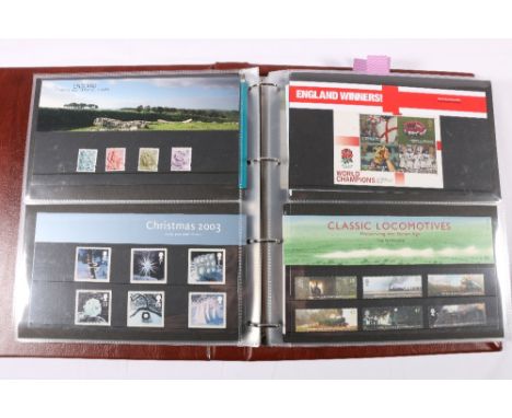 GREAT BRITAIN collection in one Royal Mail presentation pack binder, of presentation packs, miniature sheets, mint stamps etc