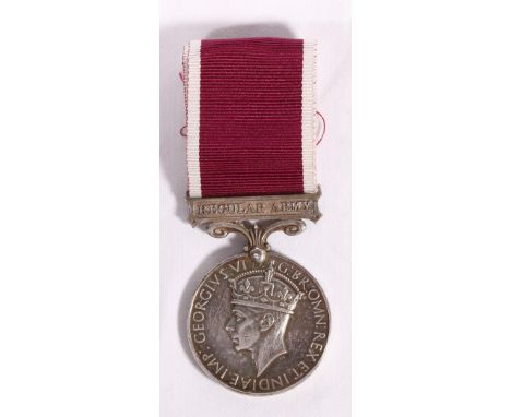 George VI Army long service and good conduct LSGC medal with Regular Army clasp to 269004 8 G DSMN J WELSH S 9DS (Scots Guard