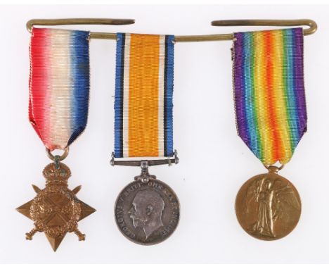 WWI medal trio, the war medal and victory medal to DEAL 8530-S- PTE J SCOTT RM, the 1914-15 star to SS-12257 PTE J SCOTT A.S.