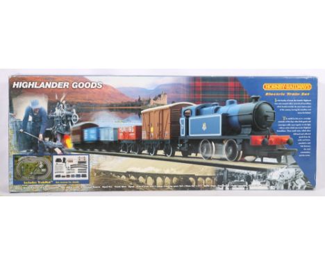 Hornby OO gauge model railways R1010 Highland Goods electric train set, boxed