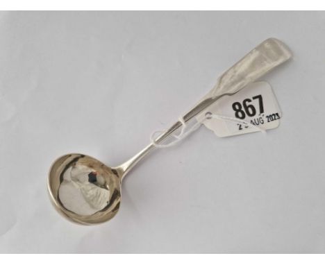 A plain Scottish sauce ladle by WM